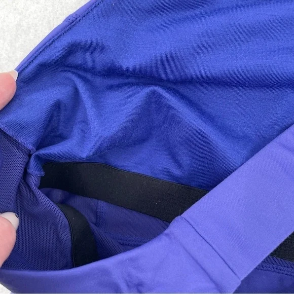 LULULEMON Women’s Athletic Tank Top Crisscross strap back with mesh purple sz 10 - Picture 4 of 10